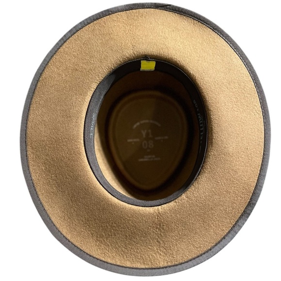 Yellow 108 John Fedora Camel Hat - Picture 5 of 7